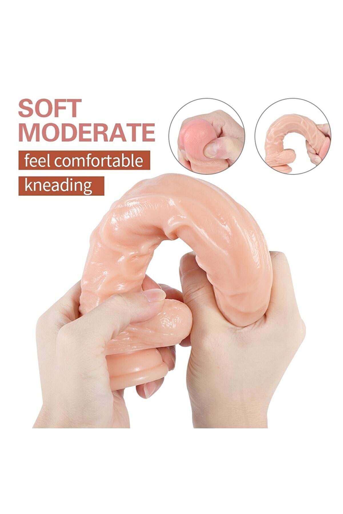 Meyrabest Xi̇ese Kni̇ght 25 Cm Vantuzlu B&uuml;y&uuml;k Reali̇sti̇k Peni̇s Xs-Wbc10002