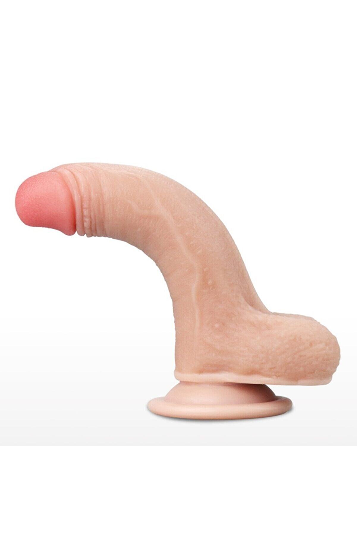 Meyrabest Lovetoy Sli̇di̇ng Ski̇n Hareketli̇ Deri̇ &Ouml;zelli̇kli̇ Kemerli̇ Reali̇sti̇k Peni̇s 18 Cm Lv317001