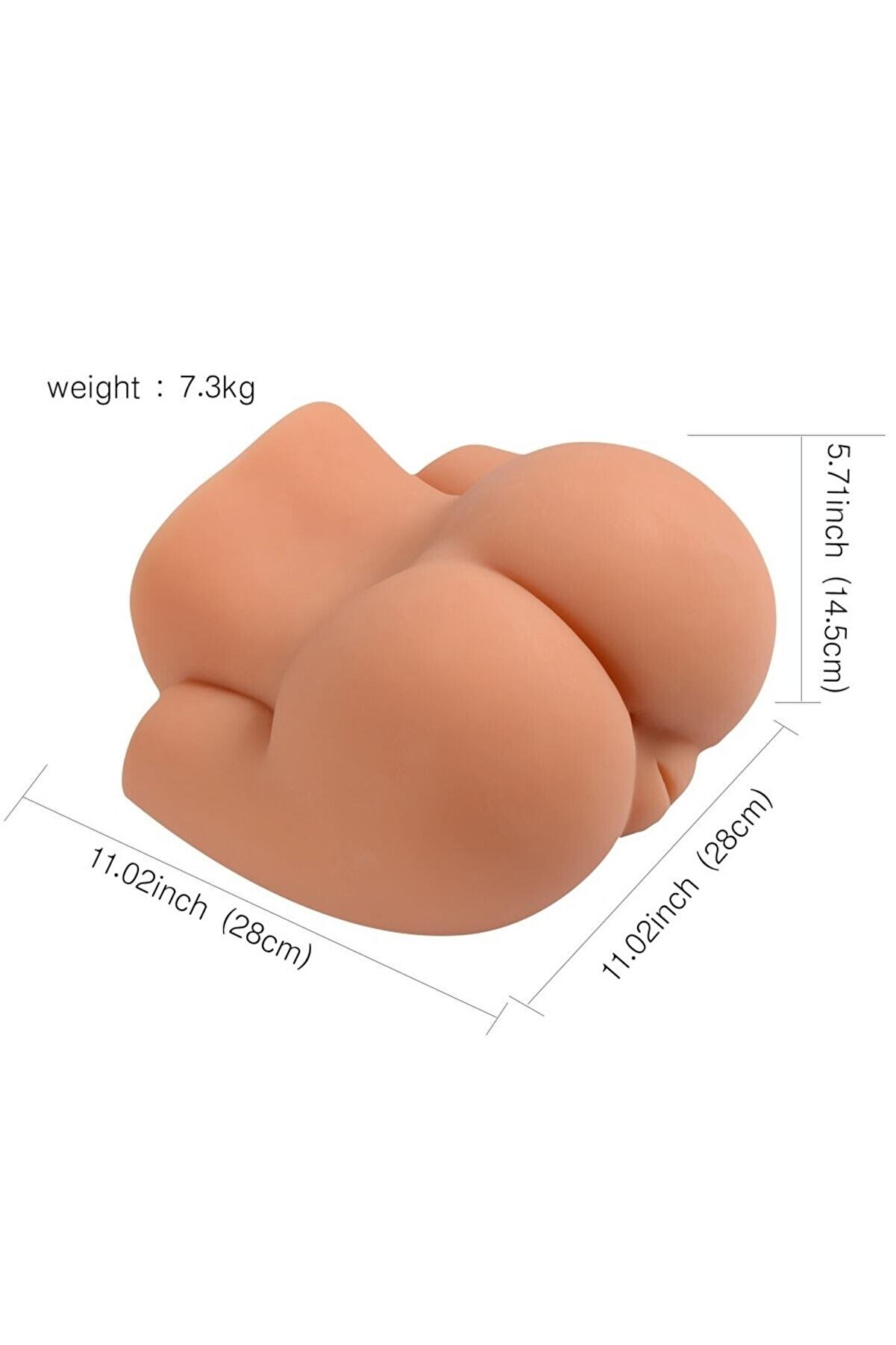 Erox Ni̇cola B&uuml;y&uuml;k Boy Full Si̇li̇kon Yumuşak Dokuda 2 Işlevli̇ Kal&ccedil;a Vaji̇na Mast&uuml;rbat&ouml;r Sq-Ma50012