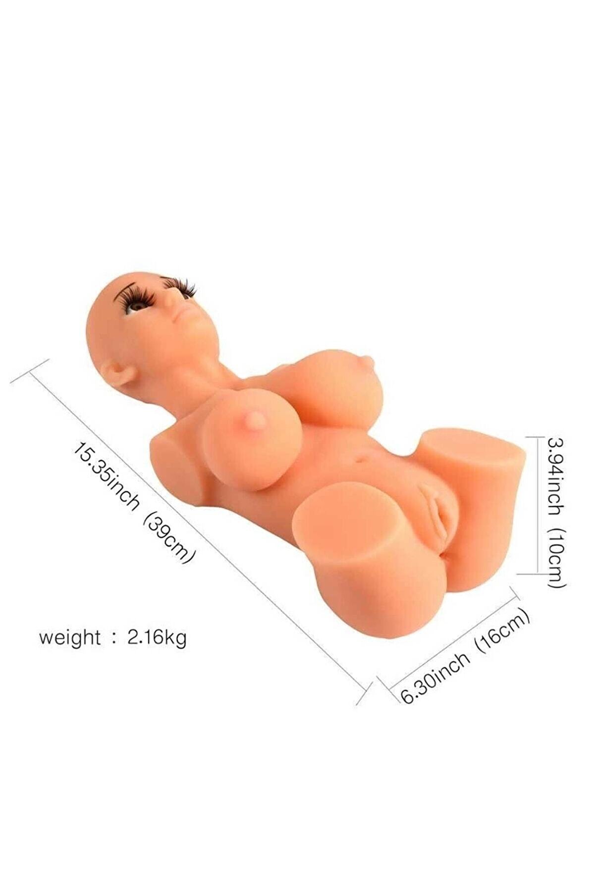 Erox Cute Sweet Moni̇ca Orta Boy Ultra Yumuşak Full Si̇li̇kon Bebek