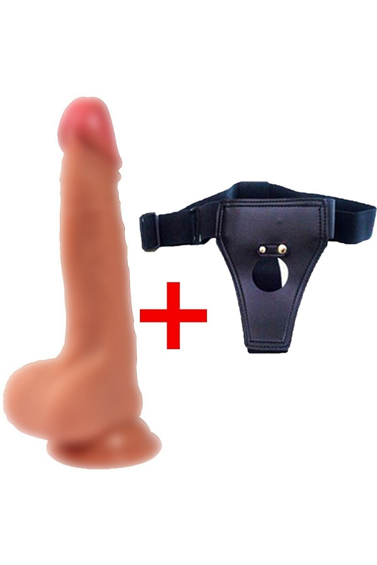 Meyrabest Kolay Temi̇zleni̇r Ideal U&ccedil; Kısım Ve G&ouml;vde Acısız Ve Ger&ccedil;ekci̇ Kemerli̇ Di̇ldo+Jel