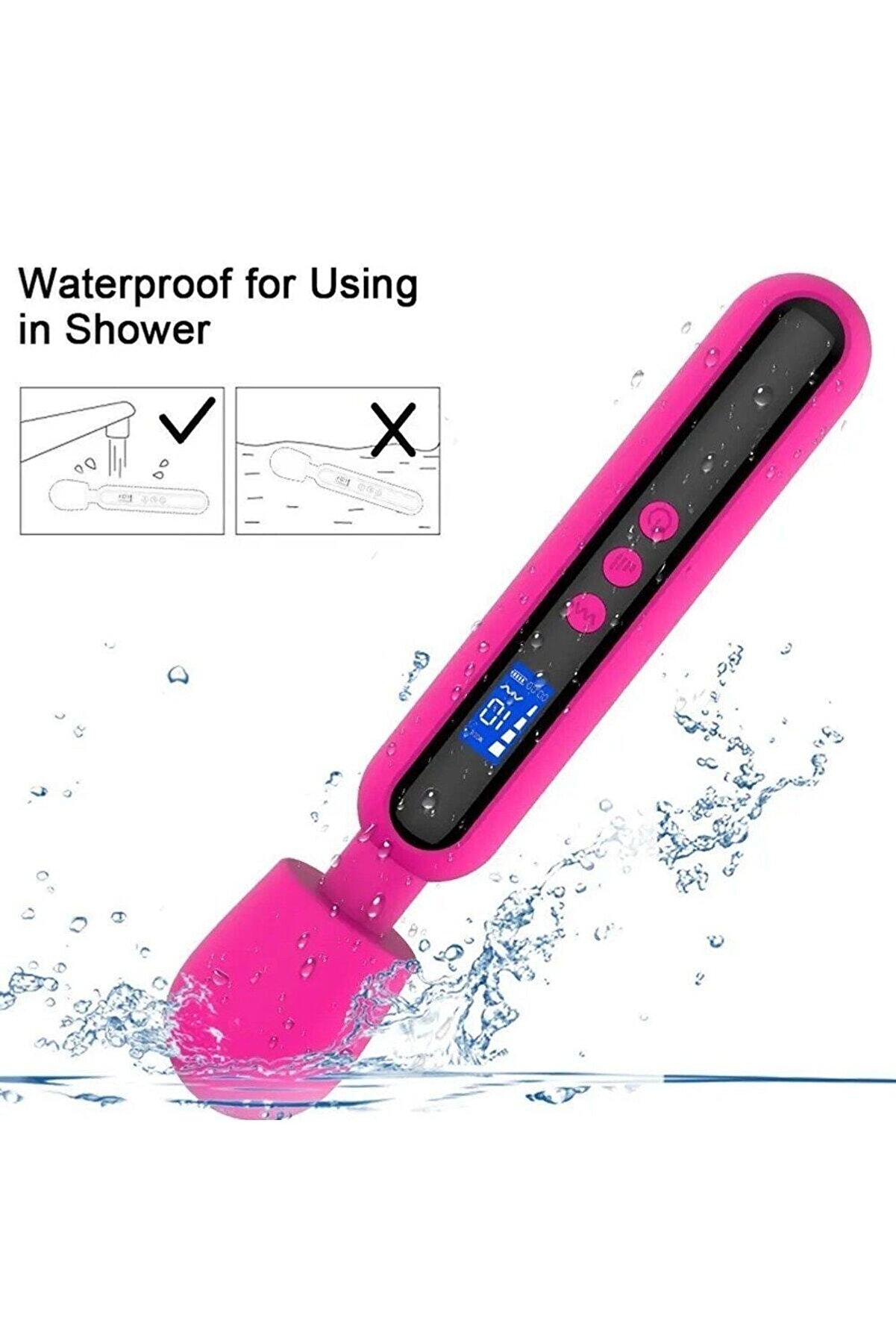 Erox Shumi̇x Oem Ultra G&uuml;&ccedil;l&uuml; Sli̇ke Si̇li̇kon Masaj Wand Vi̇brat&ouml;r