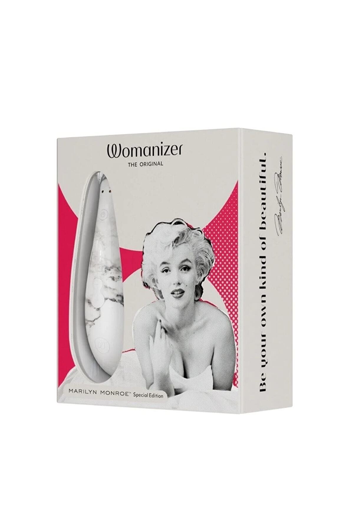 Erox Mari̇lyn Monroe&trade; Speci̇al Edi̇ti̇on Whi̇te Marble &Ouml;zel &Uuml;reti̇m Vi̇brat&ouml;r