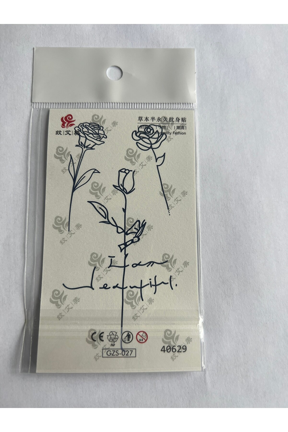 Ai̇rbrush Tattoo Parmak Desenleri̇ 4 Adet Mi̇ni̇mal 11X8 Cm 3 Hafta Kalıcı Yarı Kalıcı Ge&ccedil;i̇ci̇ D&ouml;vme