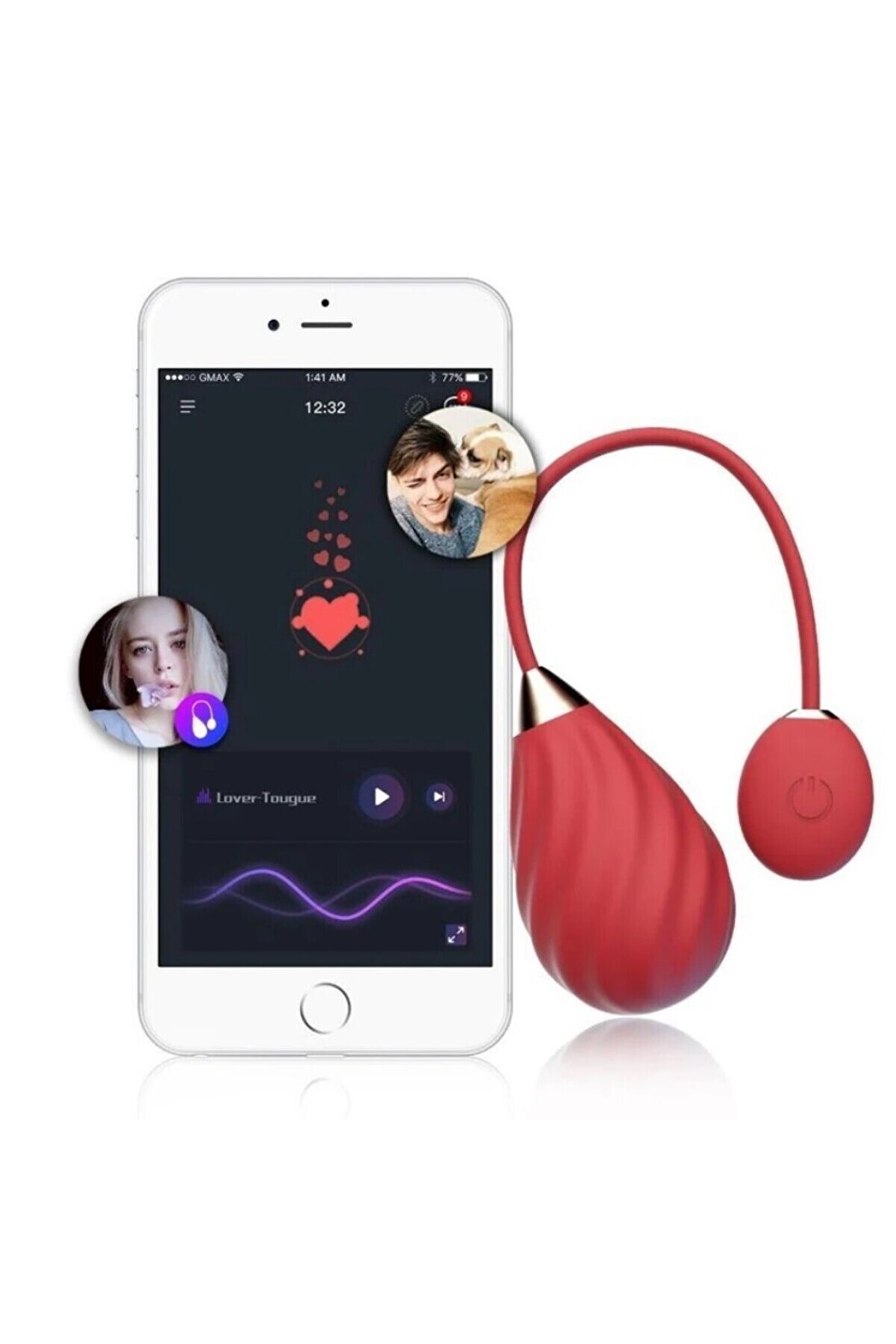 Erox Magi̇c Moti̇on Sundae Telefon Kontroll&uuml; Gi̇yi̇lebi̇li̇r Vi̇brat&ouml;r