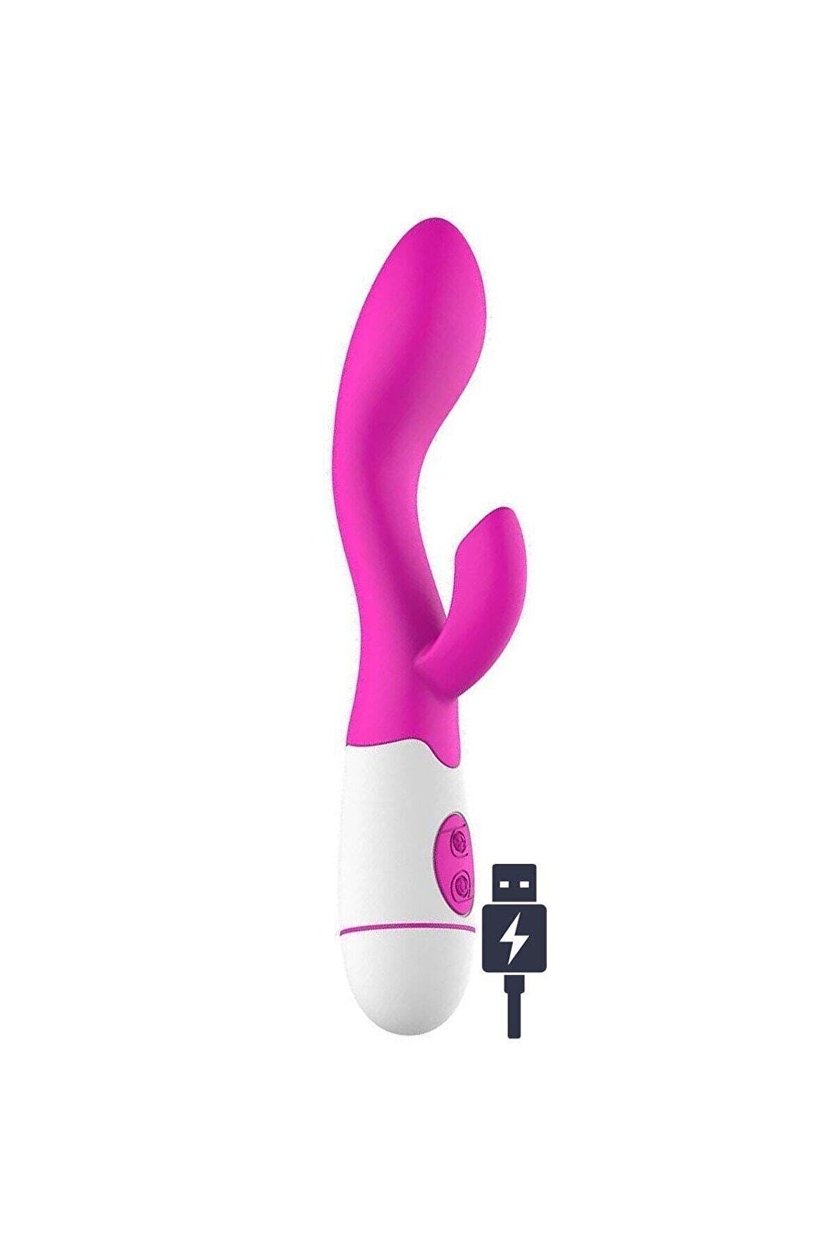 Erox 30 Farklı Ti̇treşi̇mli̇ Şarjlı Tavşan Vi̇brat&ouml;r &Ccedil;i̇ft Işlev Vi̇brat&ouml;r Ki̇li̇tori̇s Vaji̇nal Anal Mast&uuml;rbat&ouml;r