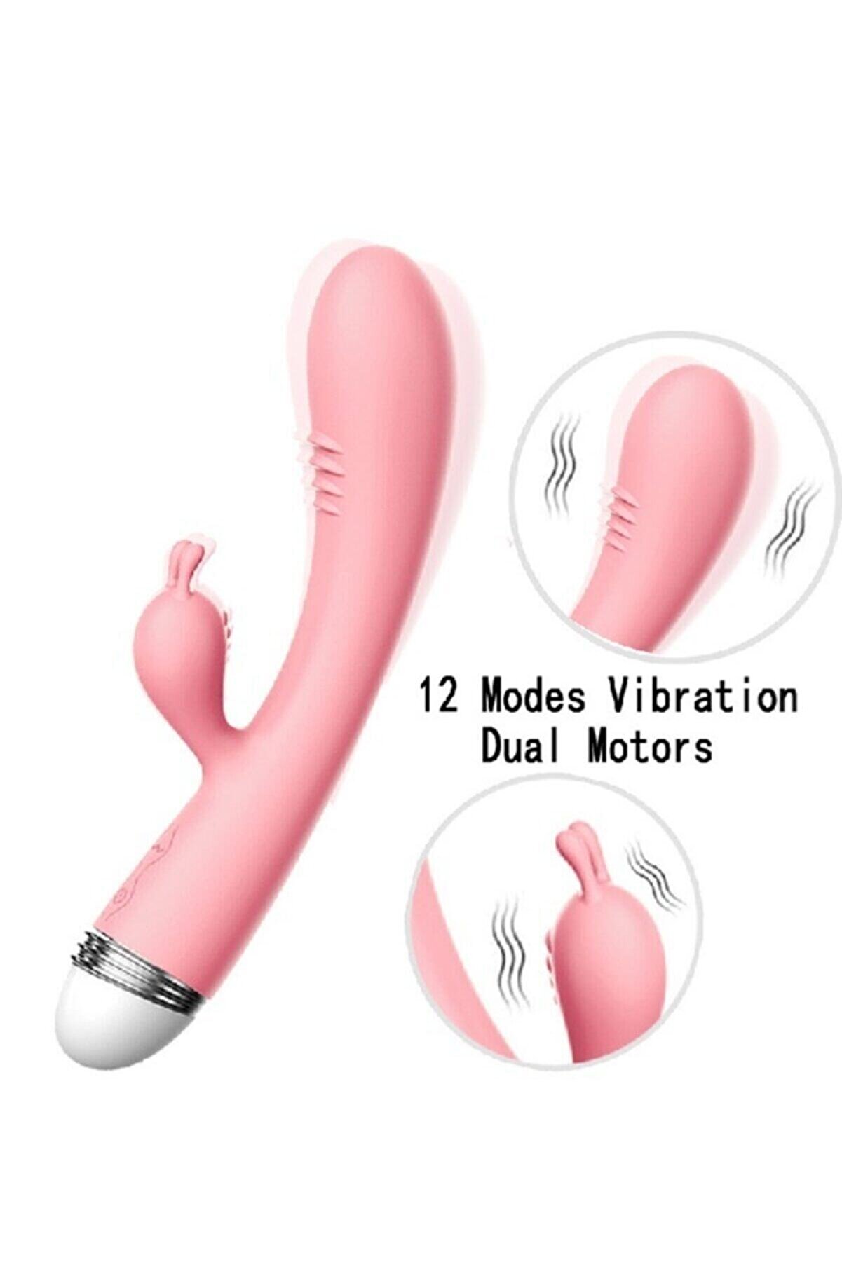 Erox 12 Modlu Şarjlı Teknoloji̇k Rabbi̇t Vi̇brat&ouml;r