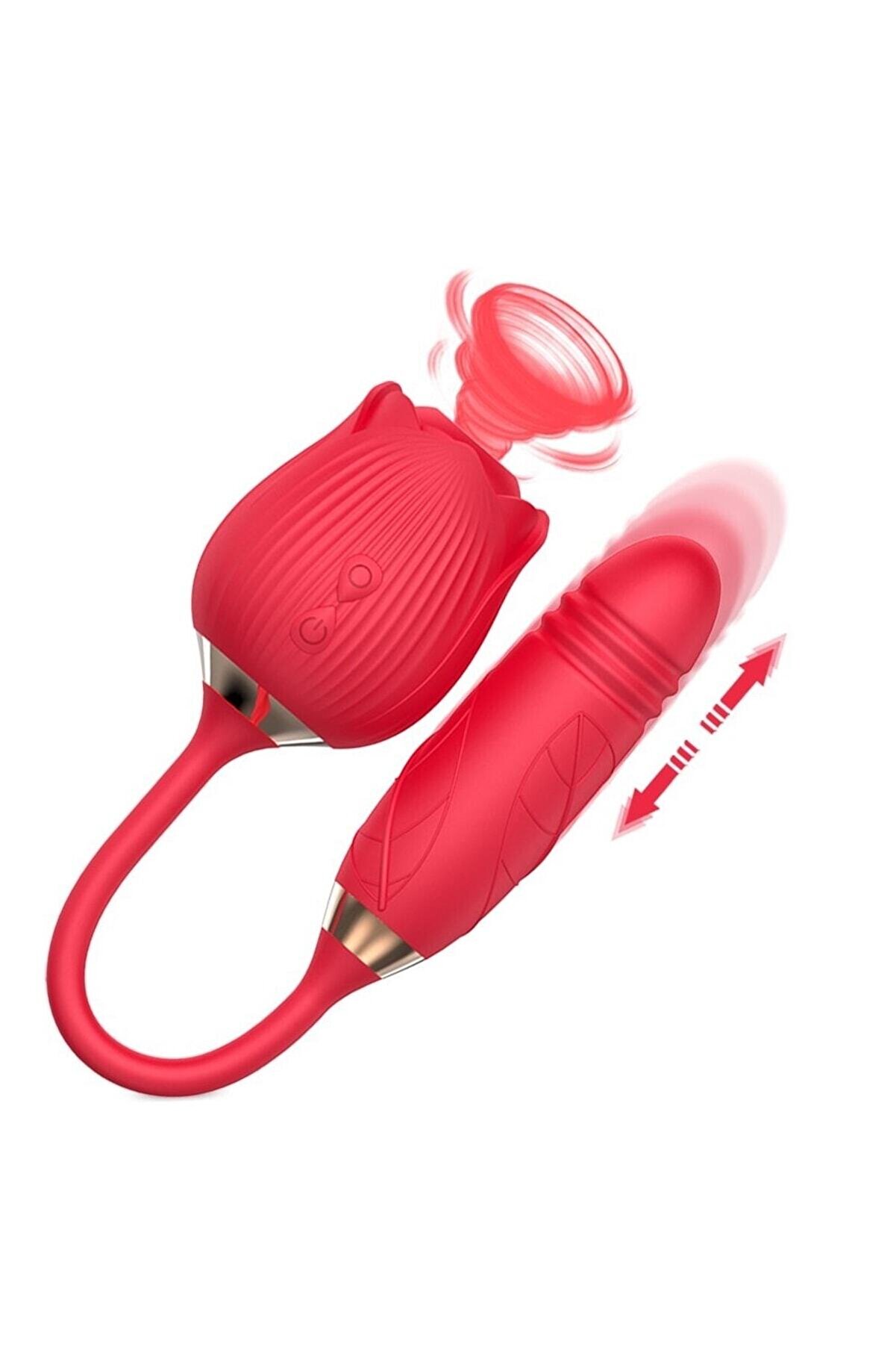 Erox &Ccedil;i̇ft U&ccedil;lu Rose Vi̇brat&ouml;r