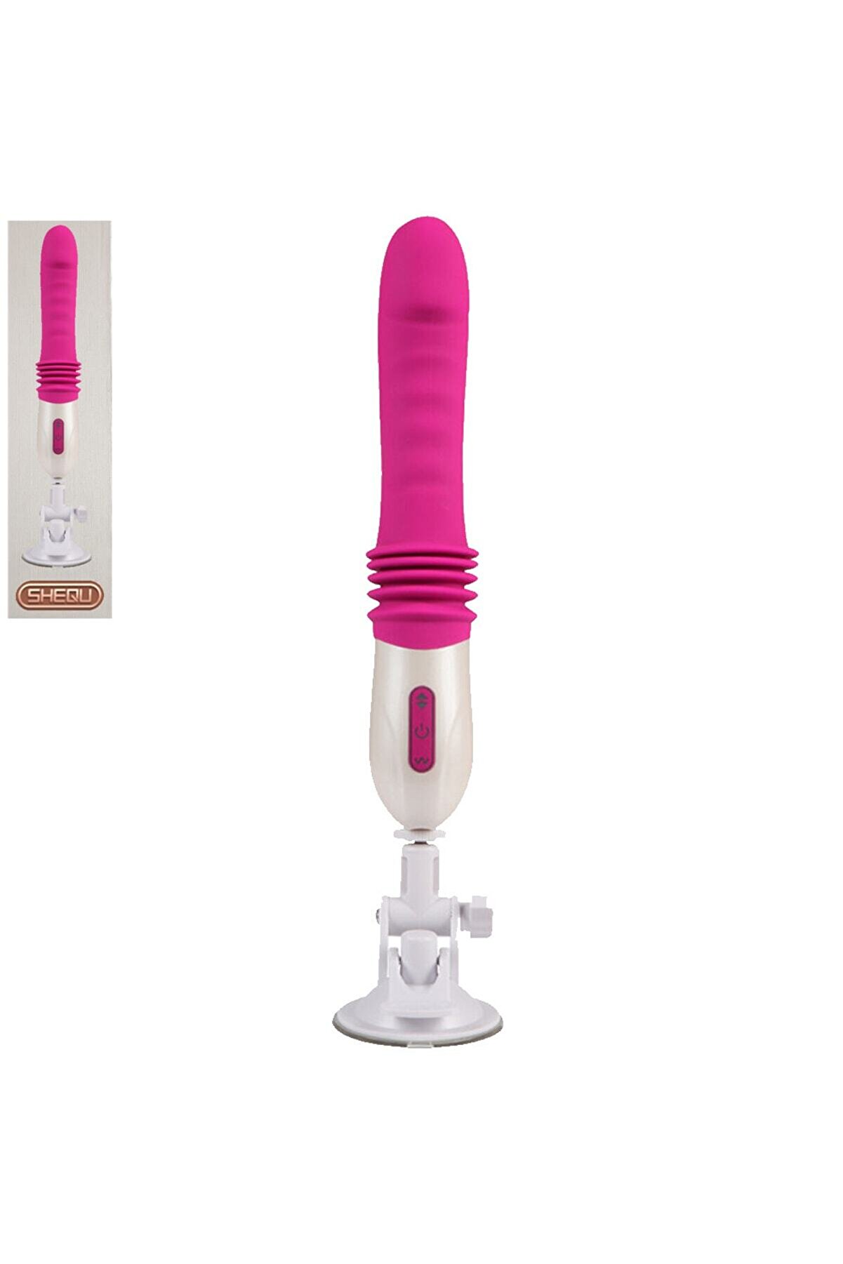 Erox Shqu Y&ouml;n&uuml; Ayarlanabi̇li̇r Ileri̇-Geri̇ Haraketli̇ Ti̇treşi̇mli̇ Vi̇brat&ouml;r&Peni̇s