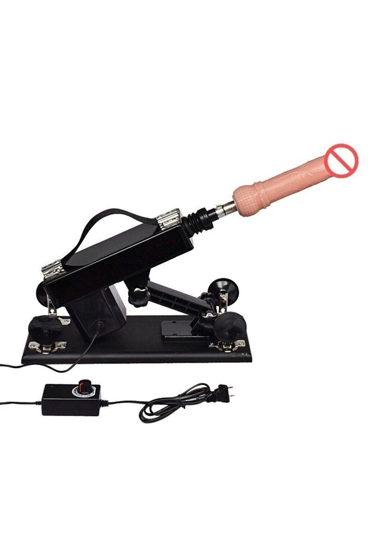 Erox Machi̇ne Gun Ayarlanabi̇li̇r &Ccedil;ok G&uuml;&ccedil;l&uuml; Vantuzlu Seks Maki̇nesi̇