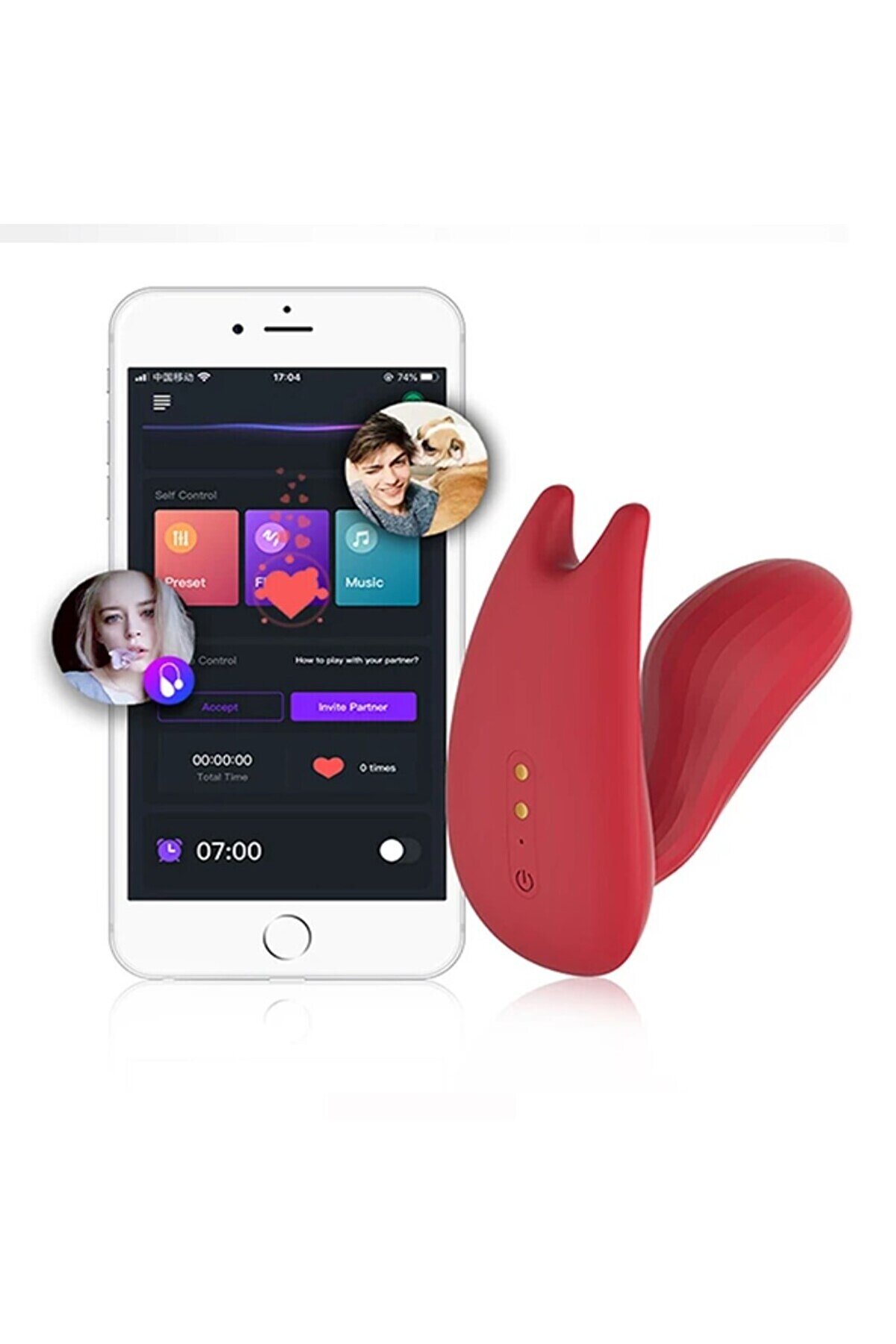 Erox Magi̇c Moti̇on Umi̇ Telefon Kontroll&uuml; Vi̇brat&ouml;r