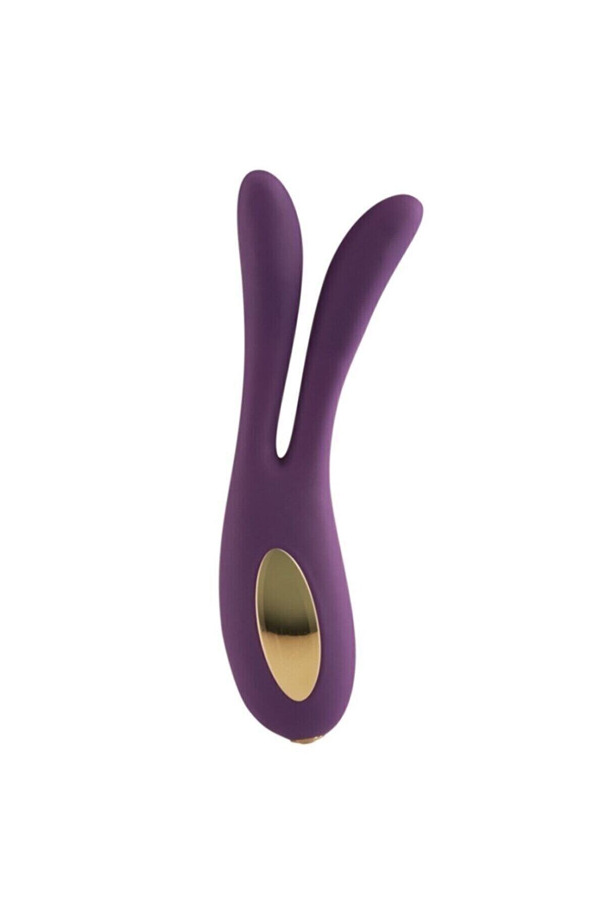 Erox Luz Flare Purple Dual Sti̇mulati̇on &Ccedil;i̇ft U&ccedil;lu Vi̇brat&ouml;r
