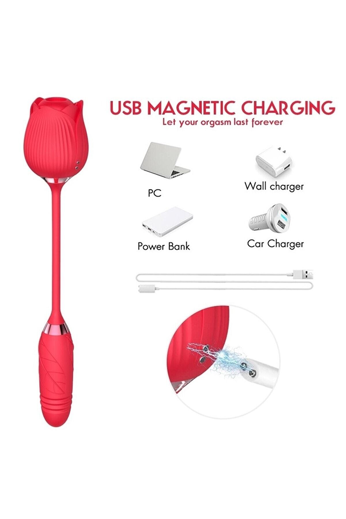 Erox &Ccedil;i̇ft U&ccedil;lu Rose Vi̇brat&ouml;r