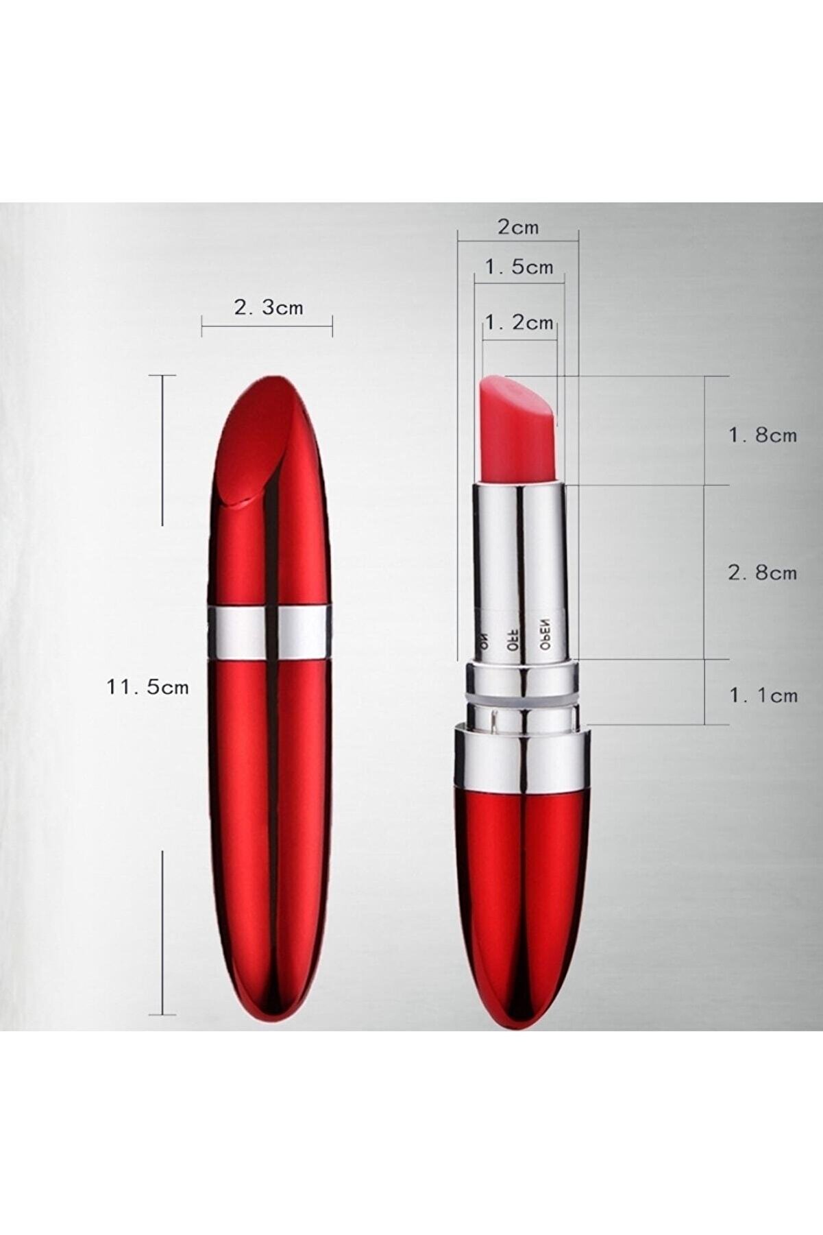 Erox Li̇psti̇ck Red Mi̇ni̇ Ruj Vi̇brat&ouml;r
