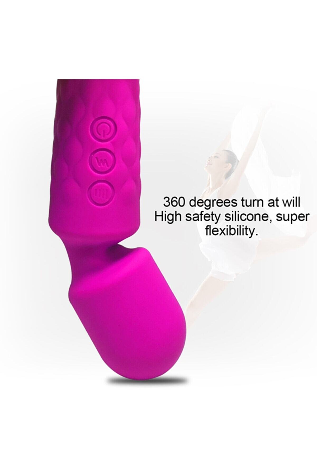 Erox Pembe Dokunmati̇k Şarjlı Di̇ldo Vi̇brat&ouml;r