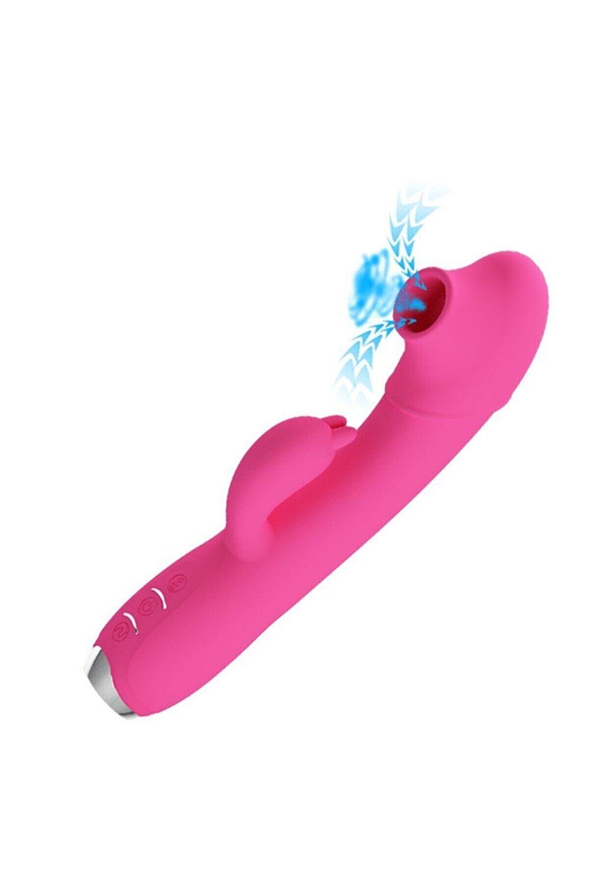 Erox Darbeli̇ Ve Iti̇ci̇ G&uuml;&ccedil;l&uuml; Rabbi̇t Vi̇brat&ouml;r Pi̇nk