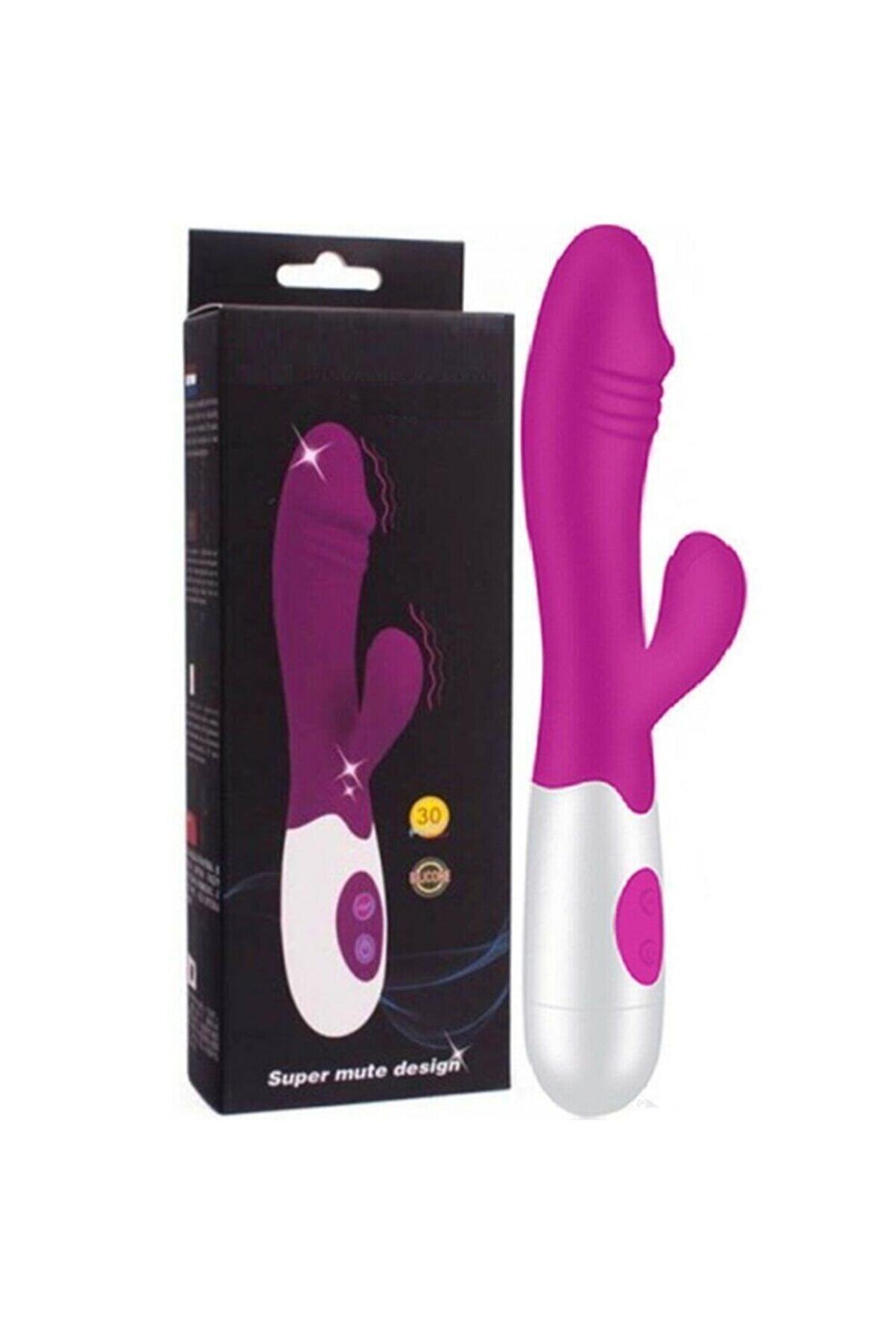 Erox Ms Ultra Esnek Yapıda Kli̇tori̇s Uyarıcı Rabbi̇tli̇ Vi̇brat&ouml;r Mor
