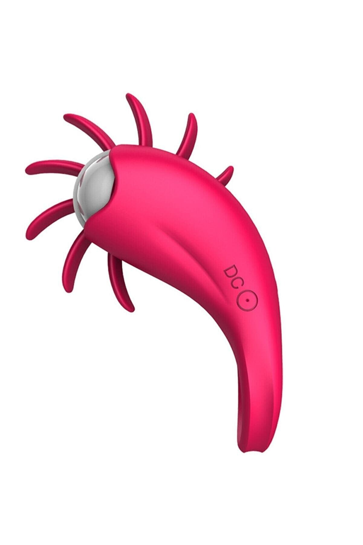 Erox Cli̇toral Sti̇mulati̇ng Şarjlı Peni̇s Halkası Pembe