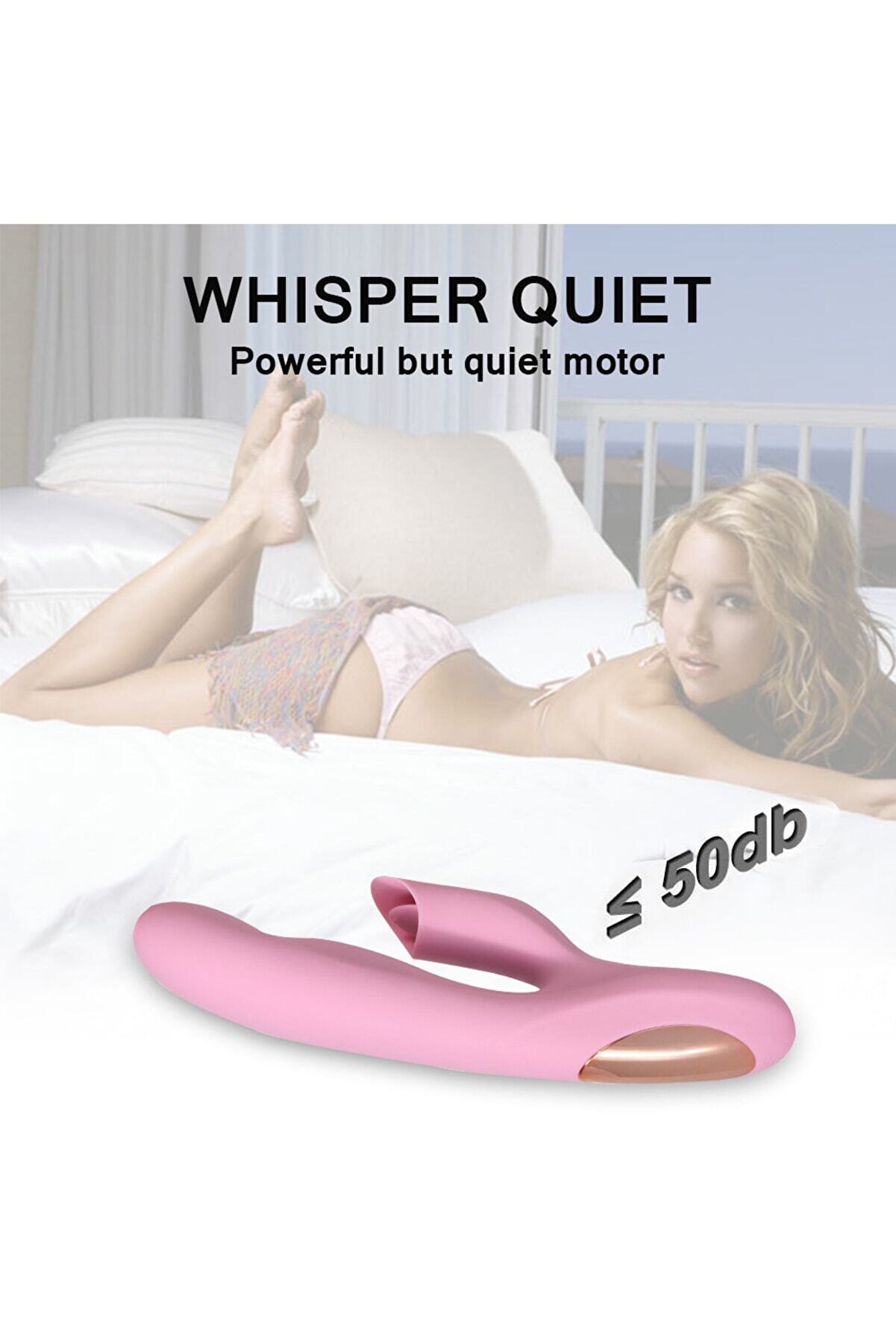 Erox Pi̇nk Pearl Tongue Li̇cki̇ng Vi̇brat&ouml;r