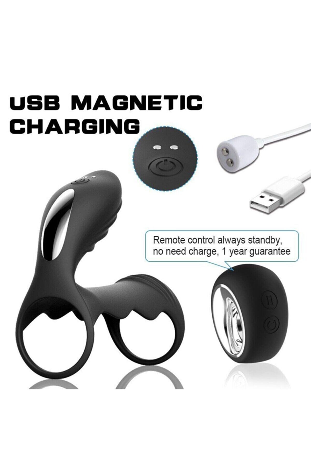 Erox Uzaktan Kumandalı Ucu A&ccedil;ık Ti̇treşi̇mli̇ Vi̇brat&ouml;r