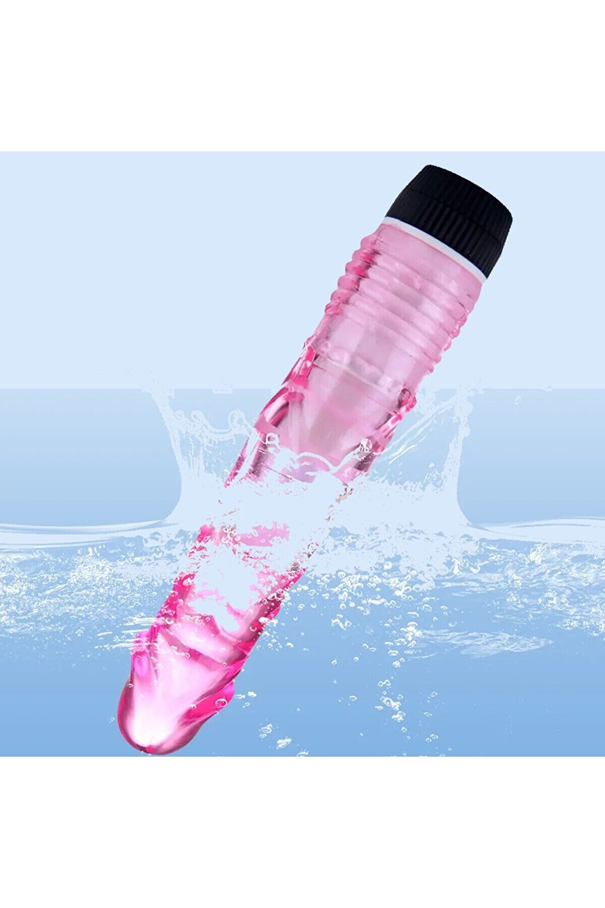 Erox 18 Cm Multi̇speed Hızı Ayarlanabi̇li̇r Jel Dokulu Pembe Reali̇sti̇k Di̇ldo Vi̇brat&ouml;r