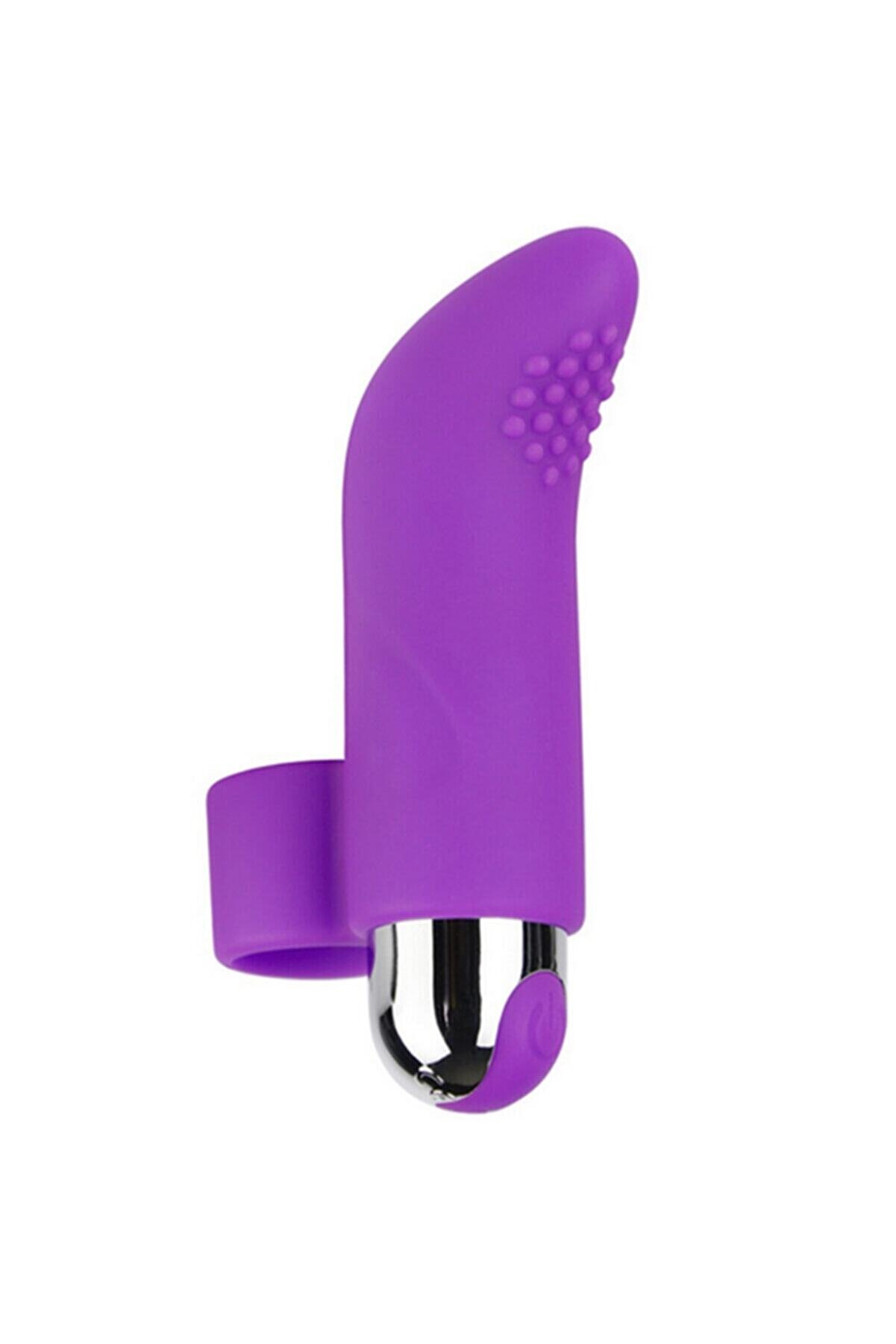 Erox Fi̇nger Vi̇be &Ccedil;i̇ft Y&ouml;nl&uuml; Usb Şarjlı Parmak Vi̇brat&ouml;r Mor
