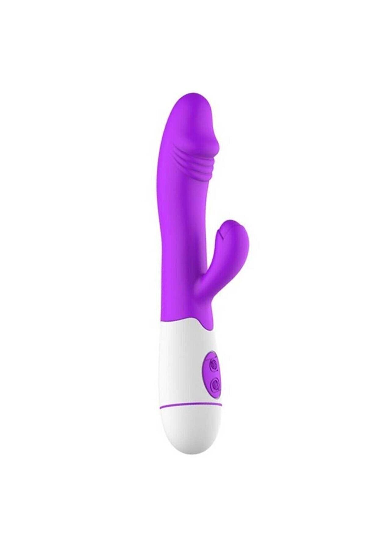 Erox Meybi̇x Ultra Esnek Yapıda Kli̇tori̇s Uyarıcı Rabbi̇tli̇ Vi̇brat&ouml;r Mor