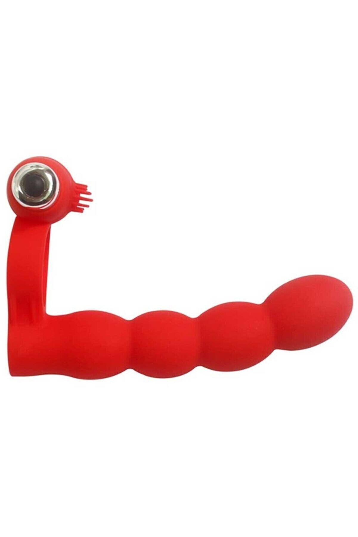 Erox Tri̇ni̇ty Fun Lovers Beads Red &Ccedil;i̇ft Y&ouml;nl&uuml; Ili̇şki̇ Anal Vi̇brat&ouml;r