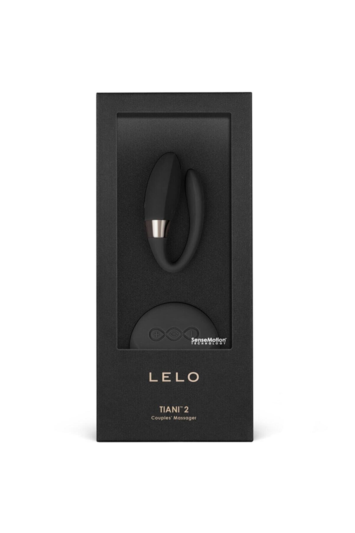 Lelo Ti̇ani̇ 2 Black &Ccedil;i̇ftlere &Ouml;zel Gi̇yi̇lebi̇len Kumandalı Vi̇brat&ouml;r