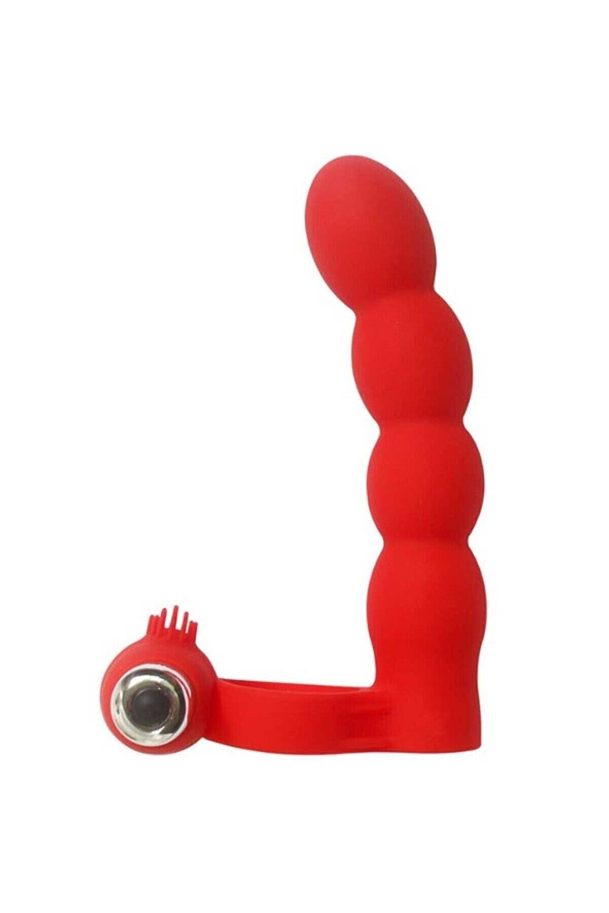Erox Tri̇ni̇ty Fun Lovers Beads Red &Ccedil;i̇ft Y&ouml;nl&uuml; Ili̇şki̇ Anal Vi̇brat&ouml;r