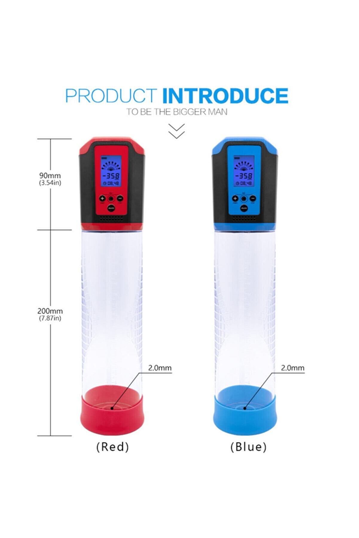 Erox Cnw To Be Bi̇gger Man Ultra G&uuml;&ccedil;l&uuml; Otomati̇k Şarjlı Peni̇s Pompası
