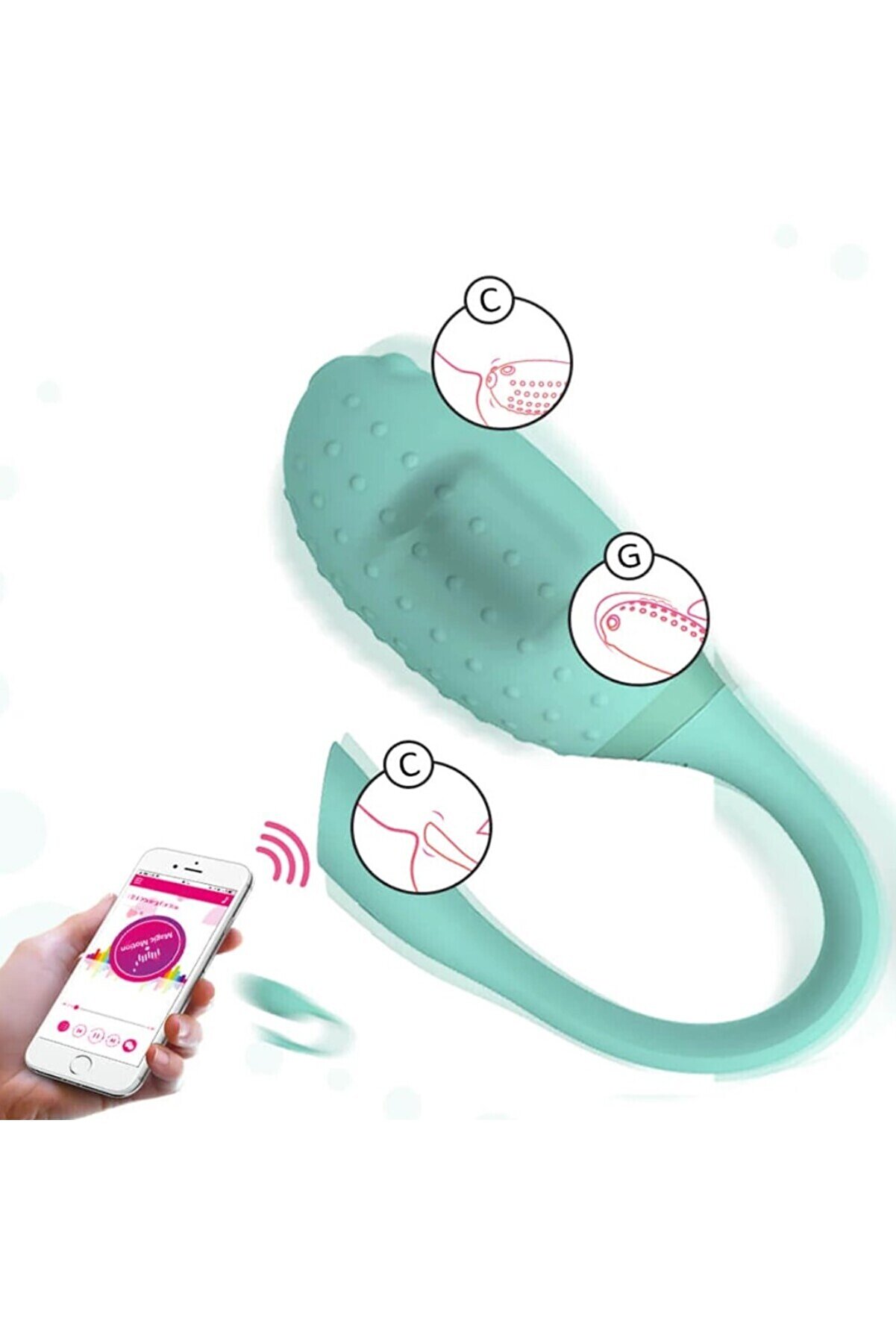 Erox Magi̇c Moti̇on Fugu Green Telefon Kotroll&uuml; Vi̇brat&ouml;r