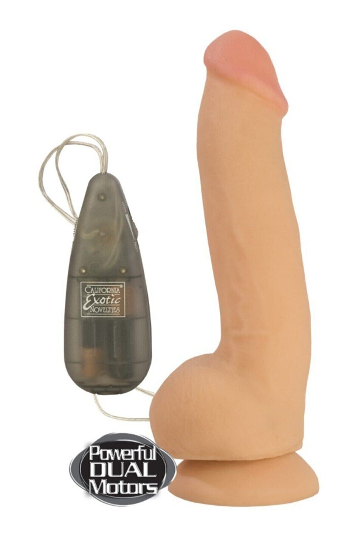 Erox Max Vi̇brati̇ng &Ouml;zel Dokulu &Ccedil;i̇ft Motorlu Ti̇treşi̇mli̇ Peni̇s