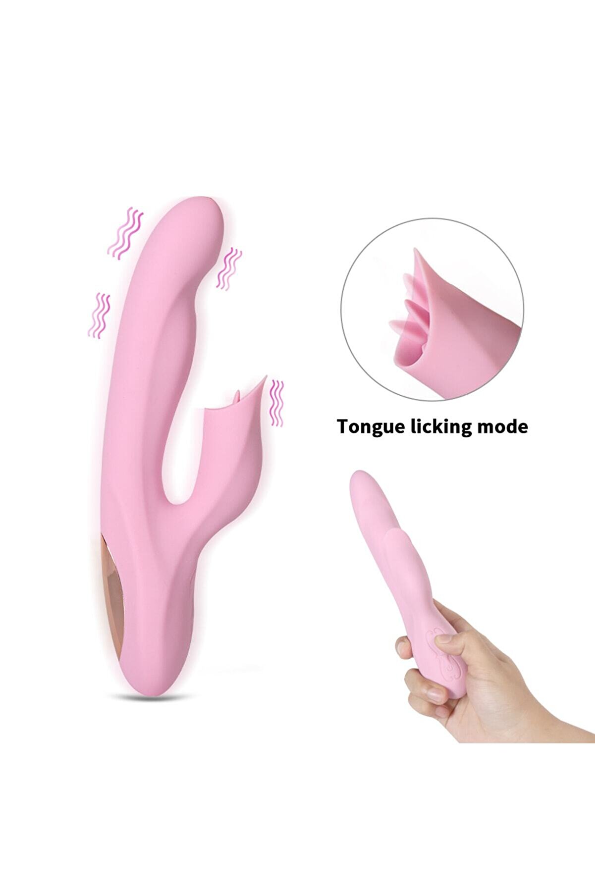 Erox Pi̇nk Pearl Tongue Li̇cki̇ng Vi̇brat&ouml;r