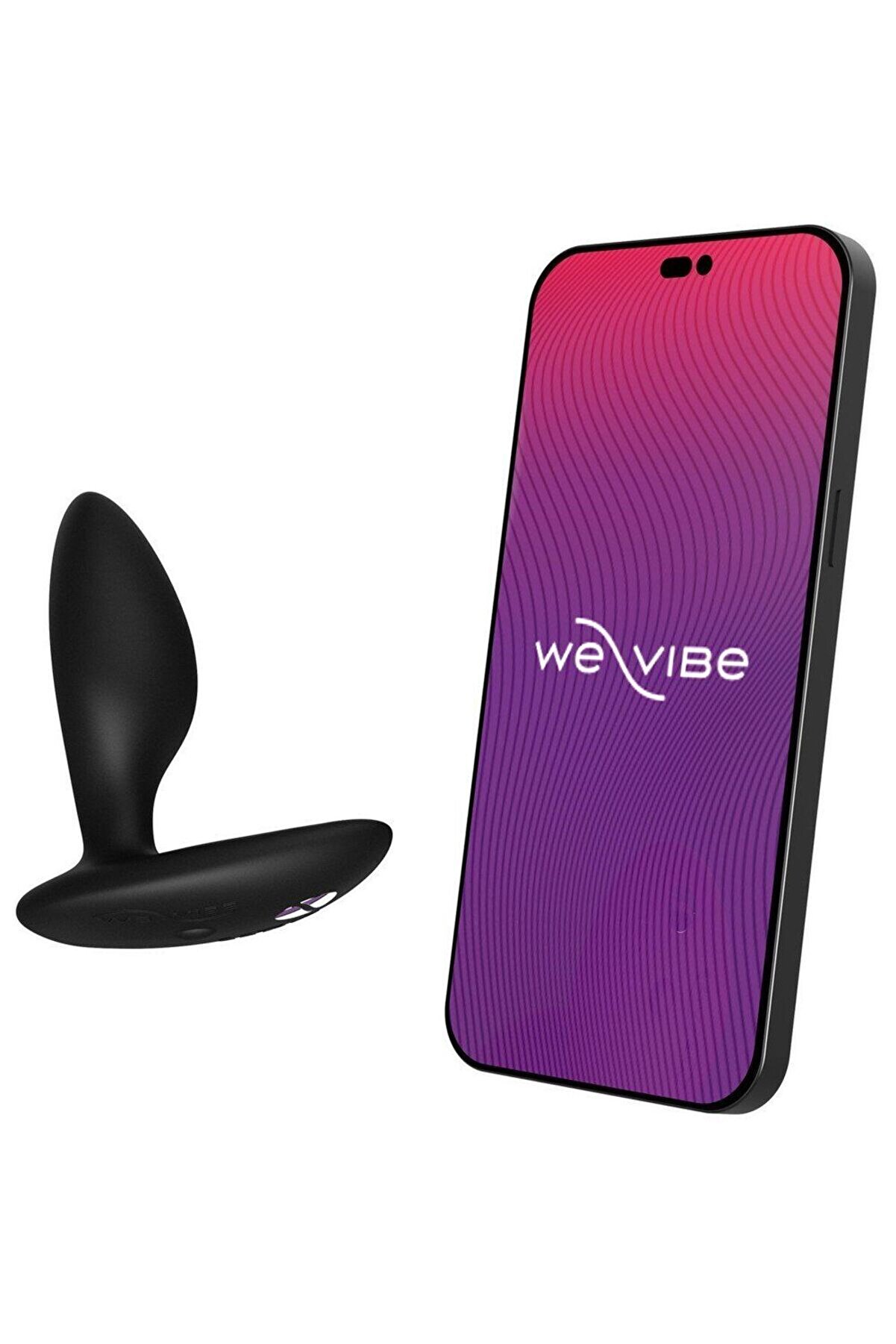 We-Vi̇be Di̇tto+ App Controlled Anal Plug Telefon Kontroll&uuml; Anal Vi̇brat&ouml;r Black