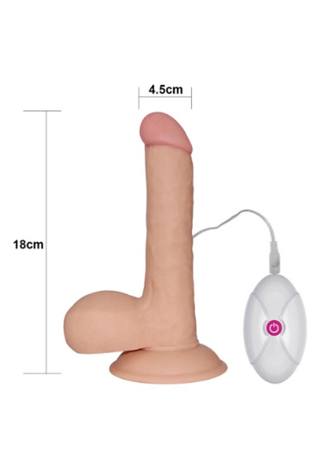 Erox Ri̇ver World Ur3 Yeni̇ Nesi̇l Ti̇treşi̇mli̇ 19 Cm Reali̇sti̇k Vi̇brat&ouml;r Di̇ldo