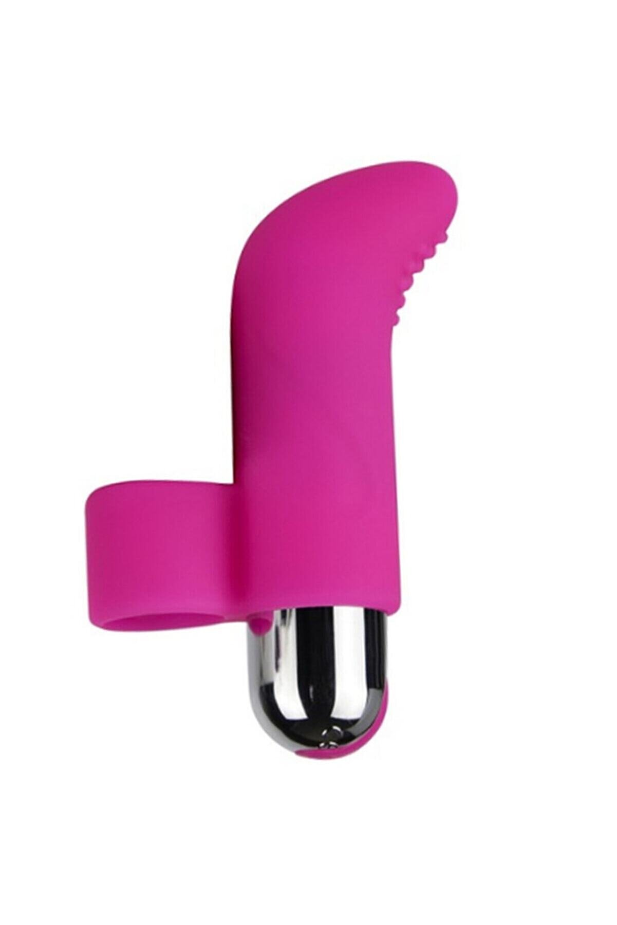 Erox Fi̇nger Vi̇be &Ccedil;i̇ft Y&ouml;nl&uuml; Usb Şarjlı Parmak Vi̇brat&ouml;r Pembe