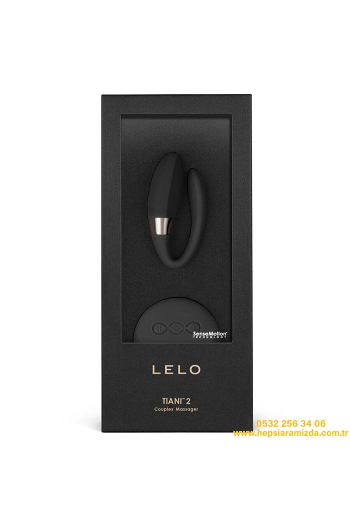 Lelo Ti̇ani̇ 2 Black &Ccedil;i̇ftlere &Ouml;zel Gi̇yi̇lebi̇len Kumandalı Vi̇brat&ouml;r