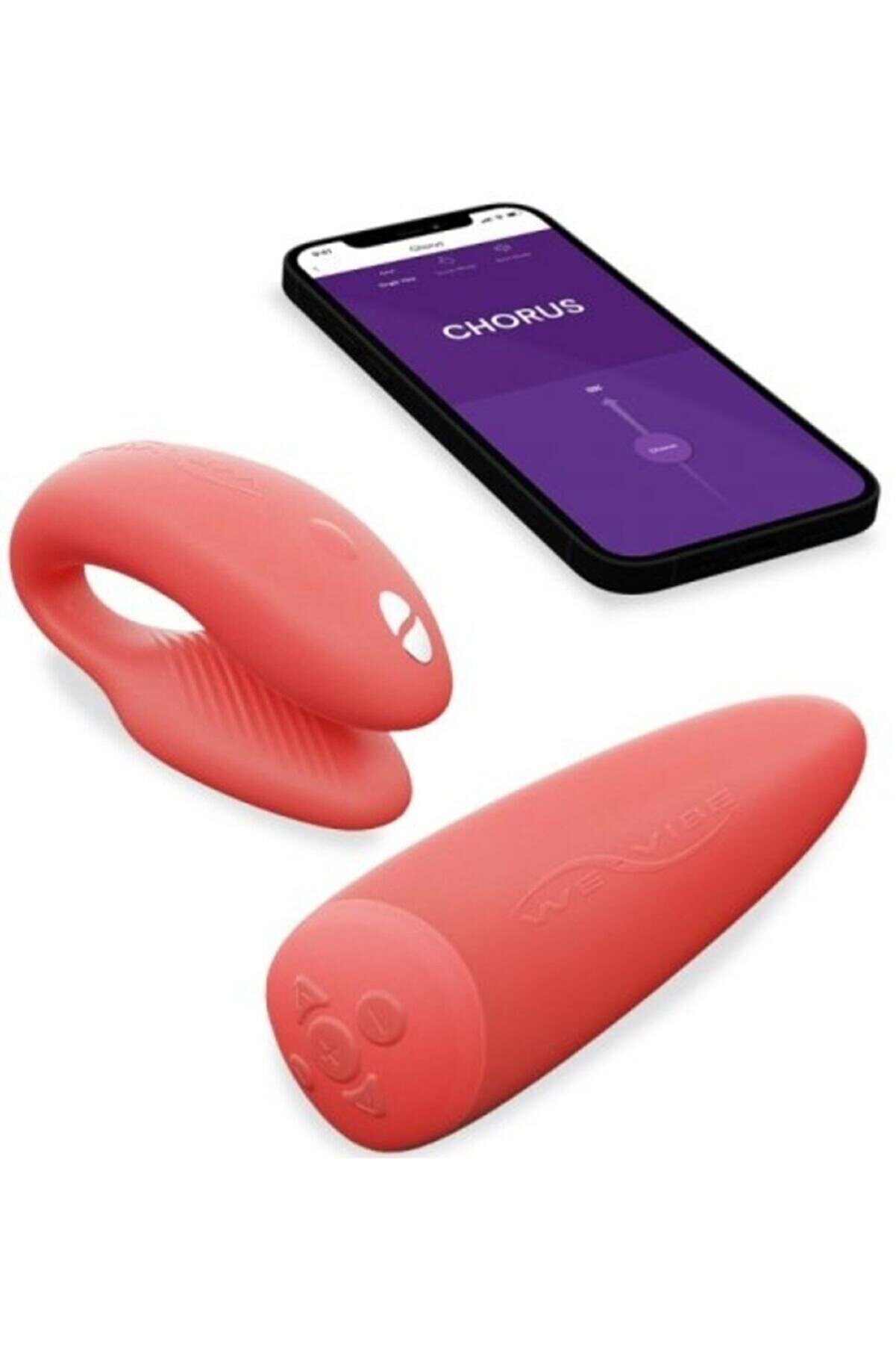 We-Vi̇be Chorus Crave Coral Kumanda Ve Telefon Ile Kontrol Edi̇lebi̇len Gi̇yi̇lebi̇li̇r Vi̇brat&ouml;r
