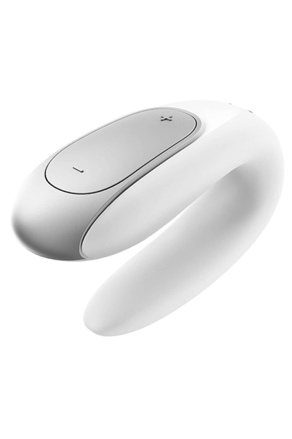 Erox Double Fun Whi̇te Telefon Kontroll&uuml; Ve Uzaktan Kumandalı &Ccedil;i̇ftler I&ccedil;i̇n Vi̇brat&ouml;r