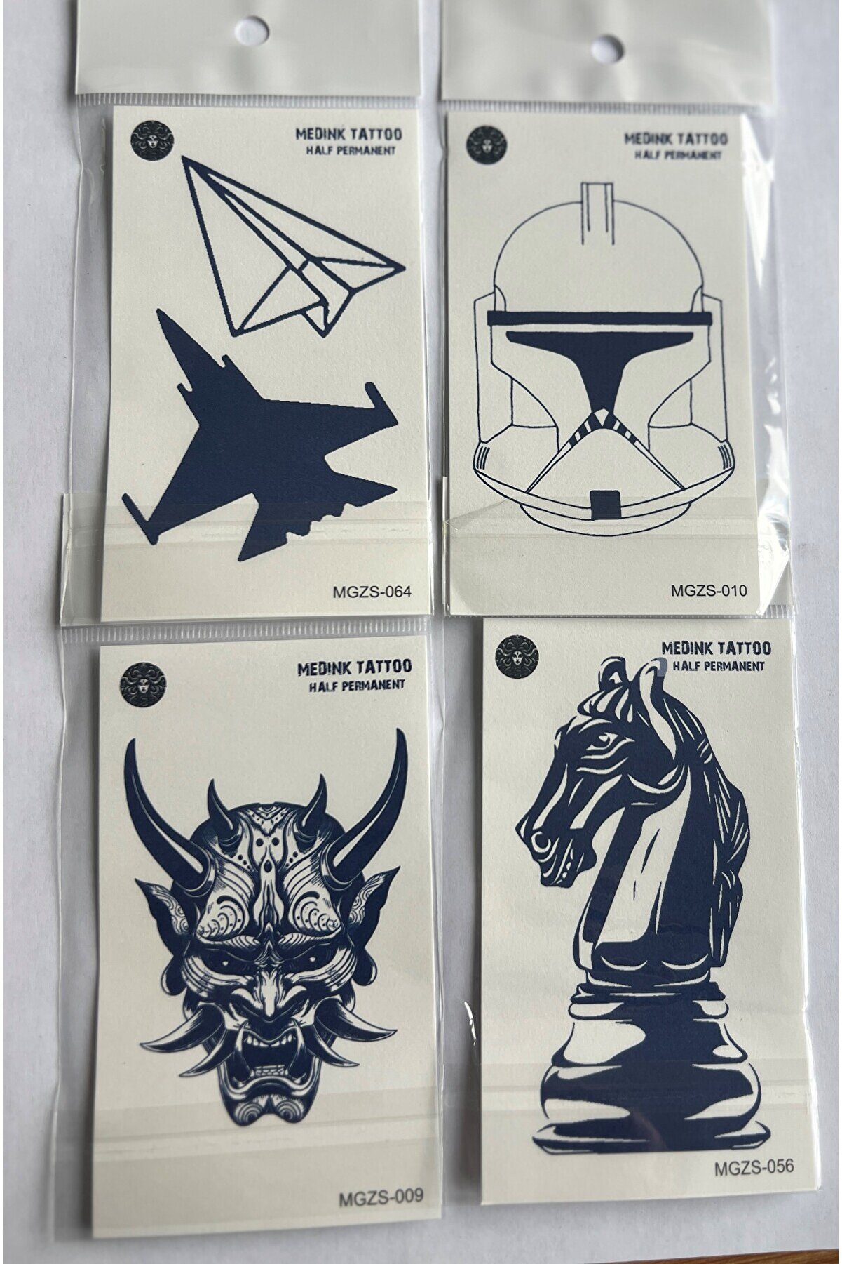 Ai̇rbrush Tattoo Atak 4 Adet Mi̇ni̇mal 11X8 Cm 3 Hafta Kalıcı Yarı Kalıcı Ge&ccedil;i̇ci̇ D&ouml;vme