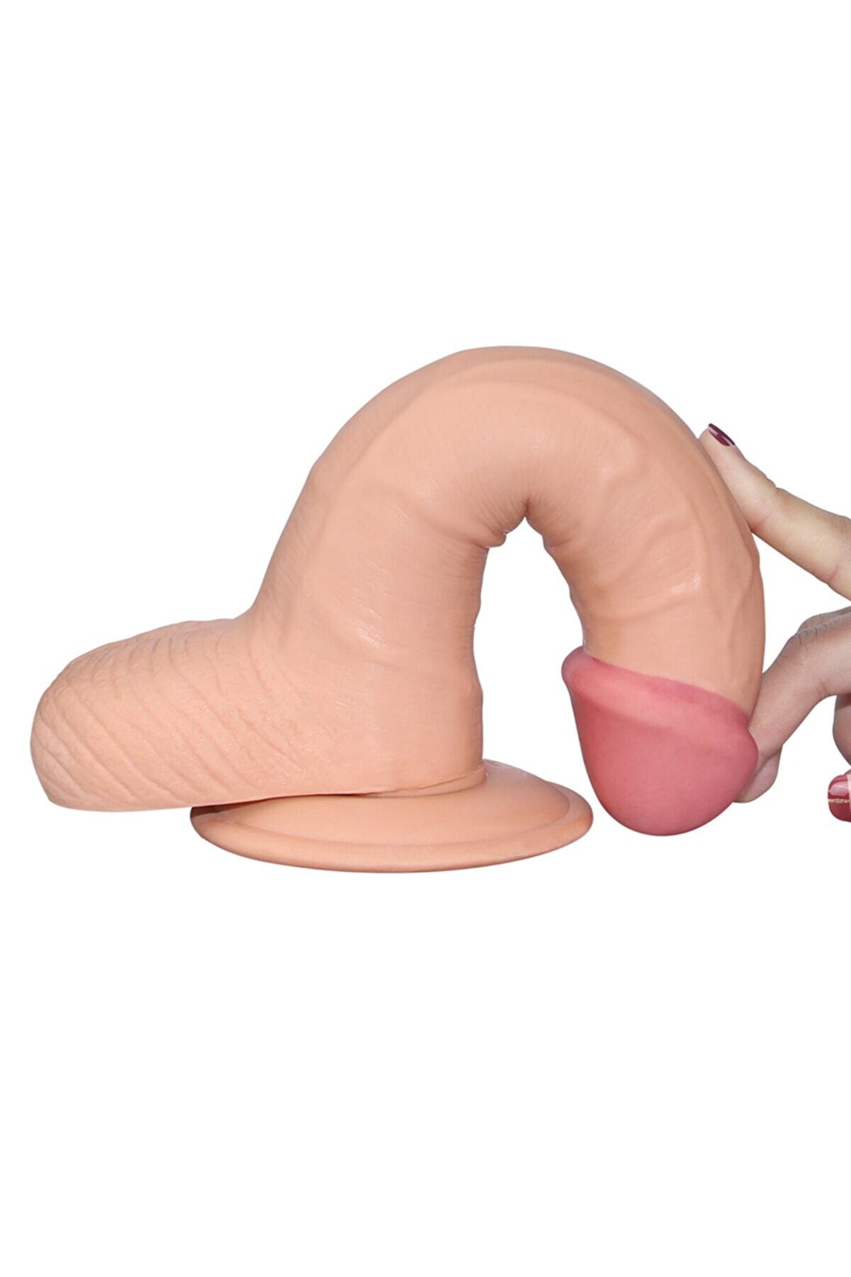 Meyrabest 22 Cm Geli̇şti̇ri̇lmi̇ş Doku Ultra Yumuşak Reali̇sti̇k Peni̇s - The Ultra Soft Dude