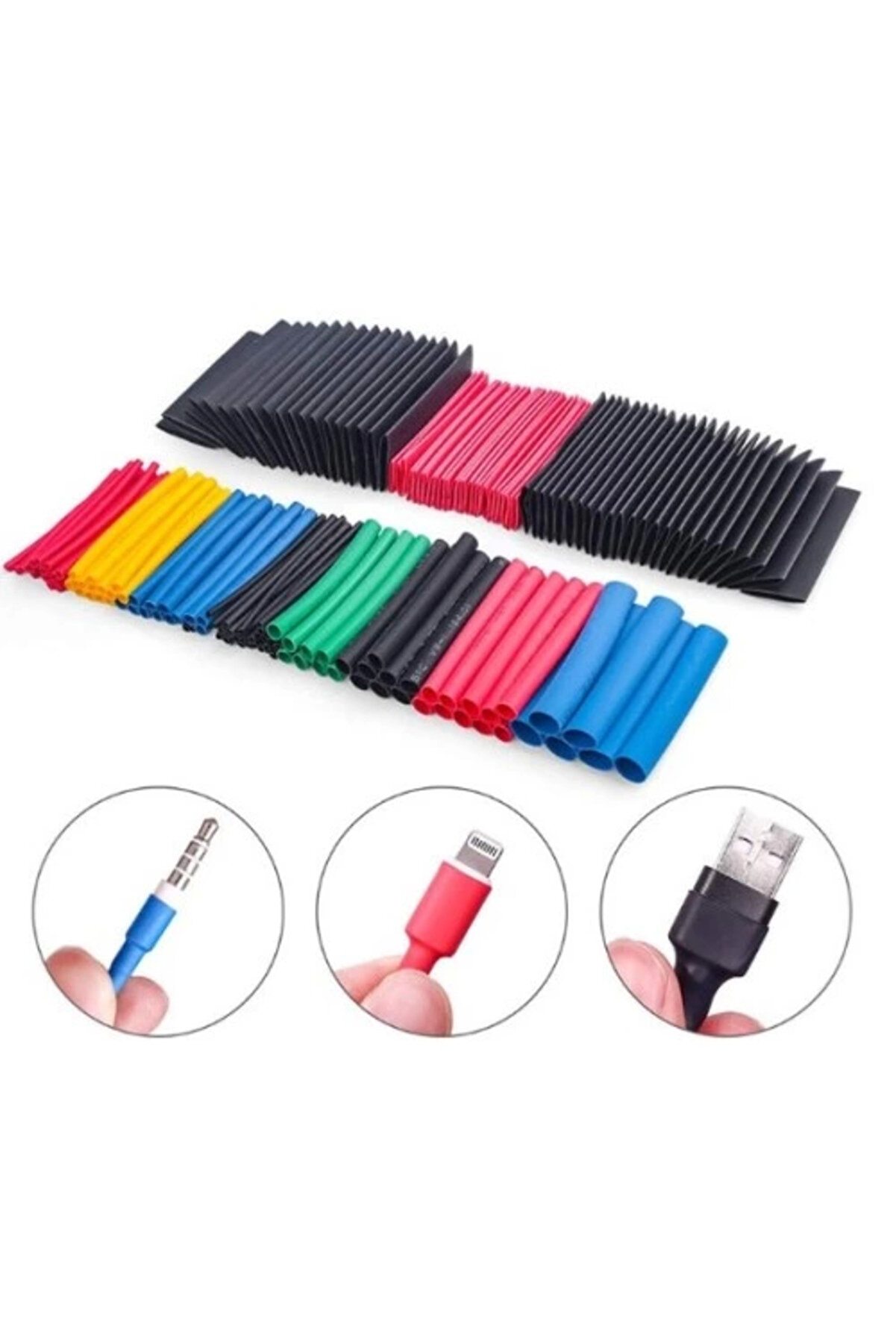 Kablo Koruyucu  Uyumlu Makaron Seti̇ 560 Parça