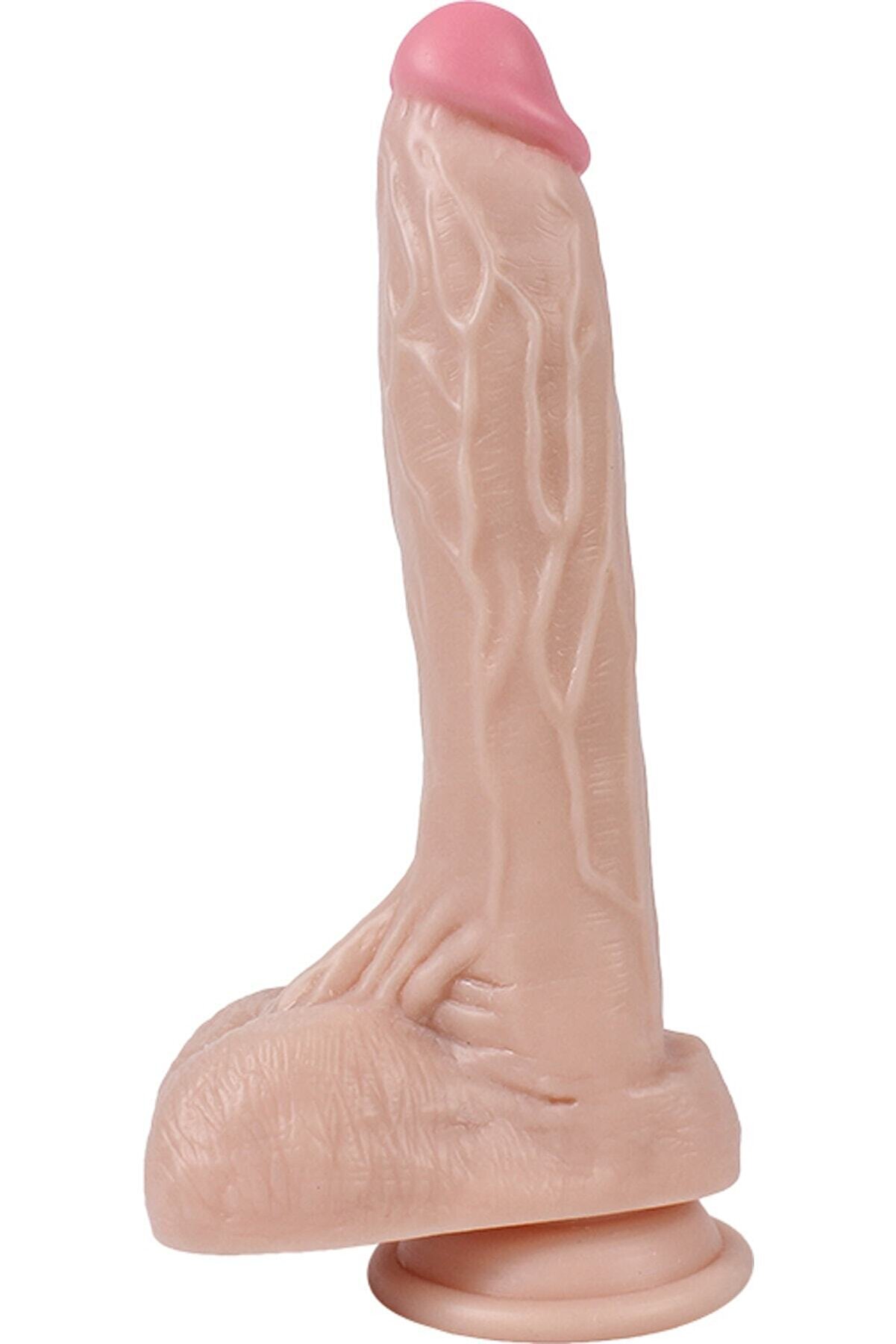 Meyrabest Damar G&ouml;r&uuml;n&uuml;ml&uuml; Esnek Ve B&uuml;k&uuml;lebi̇li̇r Ger&ccedil;ek&ccedil;i̇ Ten Hi̇ssi̇yati̇nde 21 Cm Reali̇sti̇k Yapay Di̇ldo