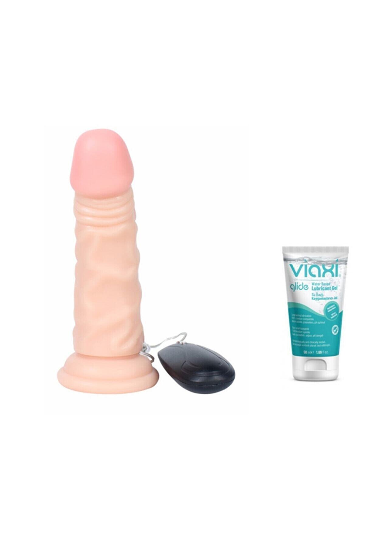 Meyrabest G&uuml;&ccedil;l&uuml; Ti̇treşi̇mli̇ Reali̇sti̇k Peni̇s 13 Cm+Jel