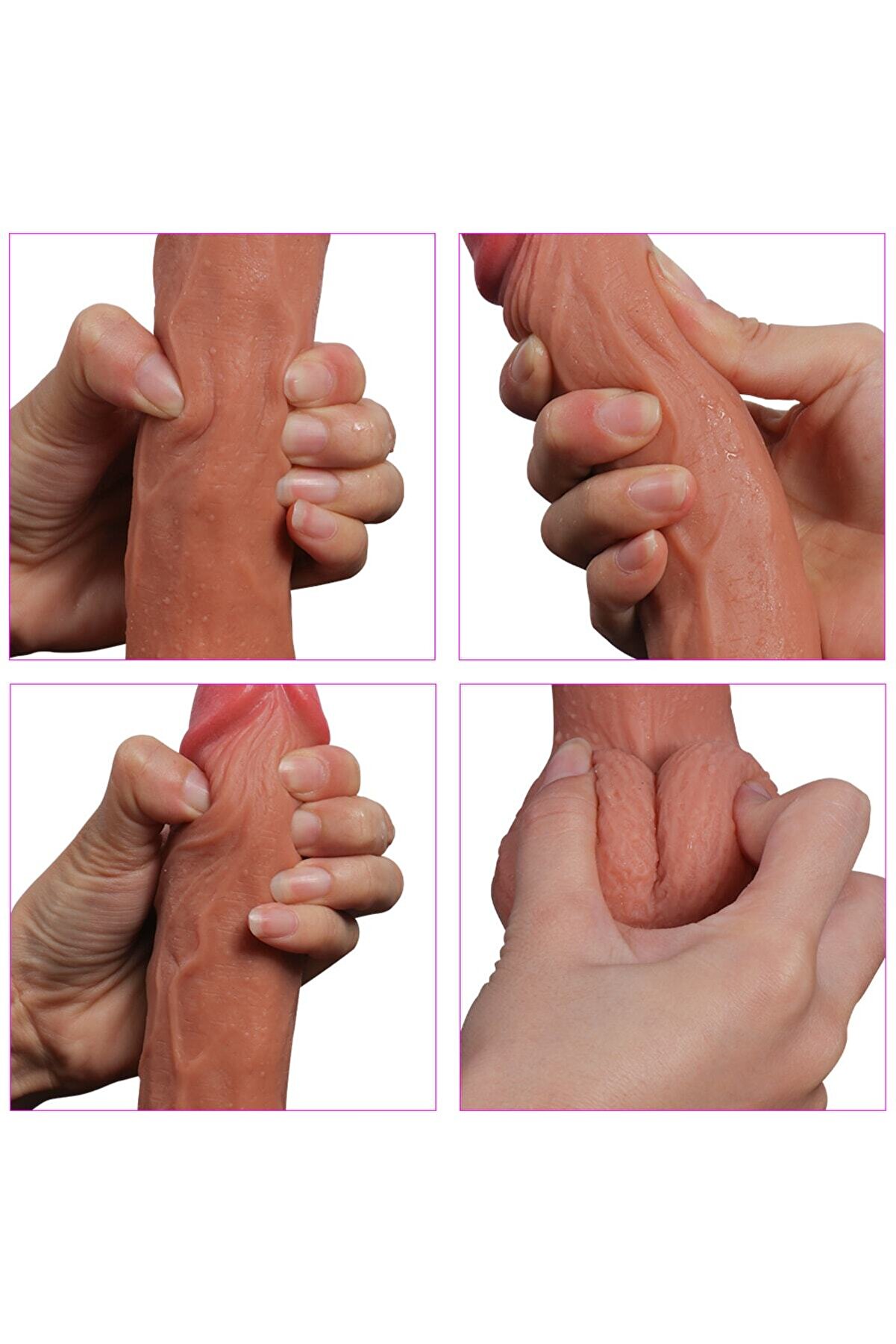 Meyrabest Vi̇ctor Dual Layer &Ccedil;i̇ft Katmanlı 20 Cm Reali̇sti̇k Peni̇s Di̇ldo