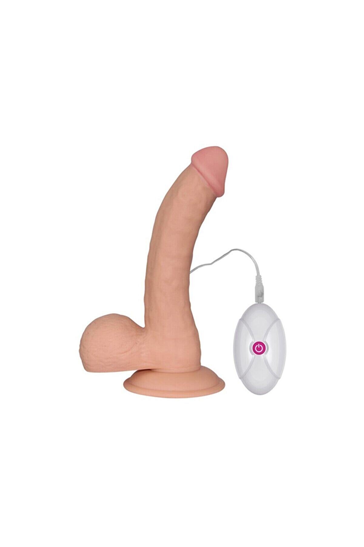 Meyrabest Lovetoy The Ultra Soft Dude 23 Cm Yumuşak Ti̇treşi̇mli̇ Peni̇s Lv1094