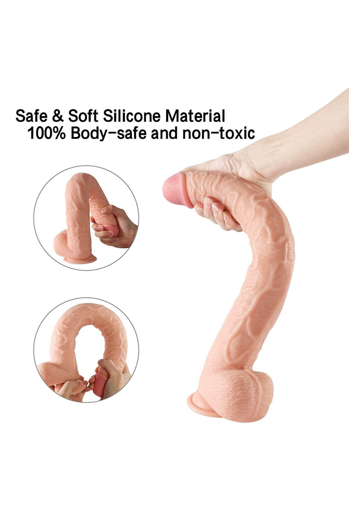 Meyrabest Huoher 43 Cm Reali̇sti̇k Peni̇s Di̇ldo