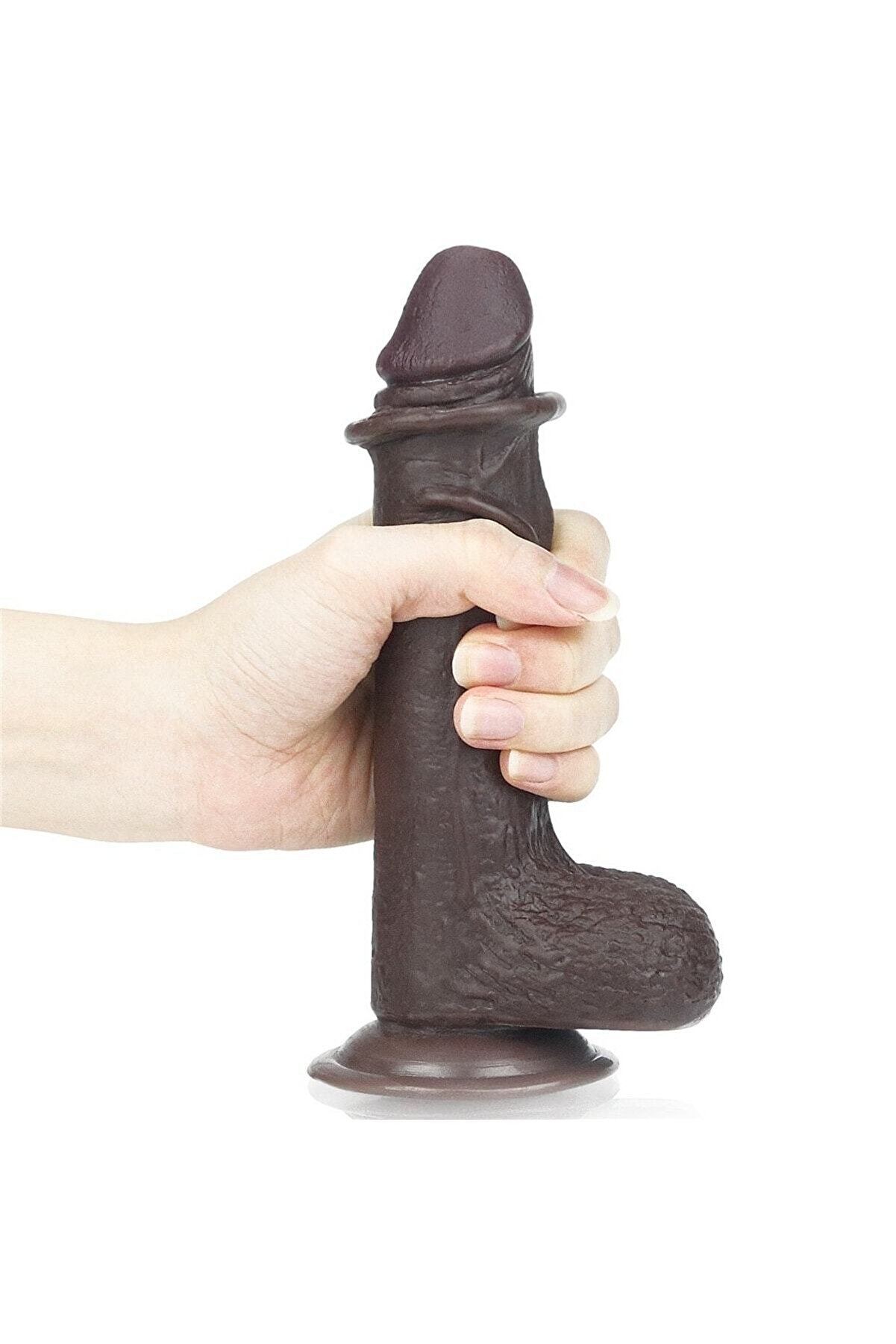 Meyrabest Esnek Ve B&uuml;k&uuml;lebi̇li̇r Ger&ccedil;ek Ten Hi̇ssi̇ Veren Dış Y&uuml;zeyi̇ Hareketli̇ 17 Cm Belden Bağlamalı Peni̇s