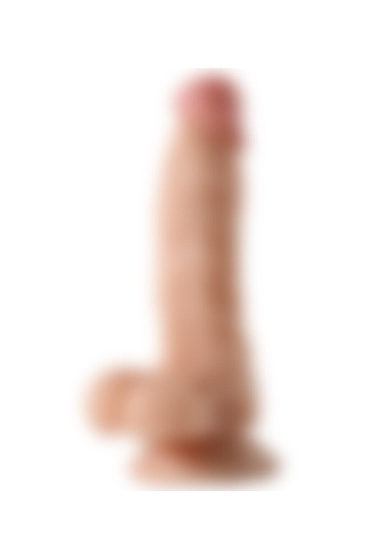 Meyrabest Esnek Ve B&uuml;k&uuml;lebi̇li̇r Reali̇sti̇k Hi̇ssi̇yata Sahi̇p Ger&ccedil;ek&ccedil;i̇ Dokuda 17 Cm Yapay Di̇ldo